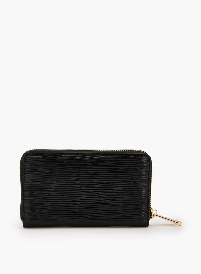 Celeste  Textured Zip Around Wallet for Women | Best Price UAE